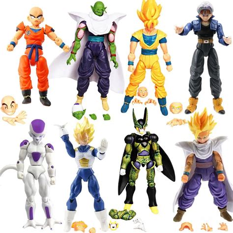 dragon ball z action figure|dragon ball z action figures set.